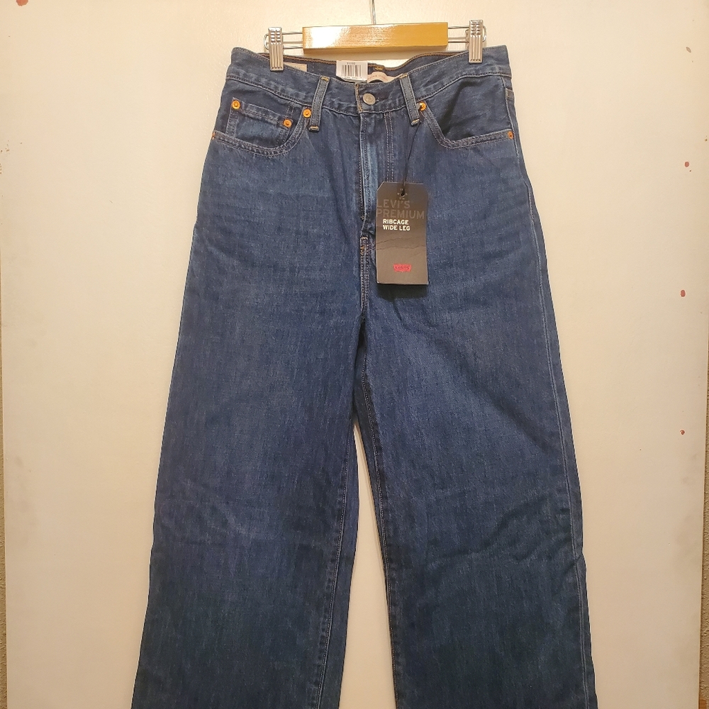 Levi Strauss Rib Cage Wide Leg Jeans